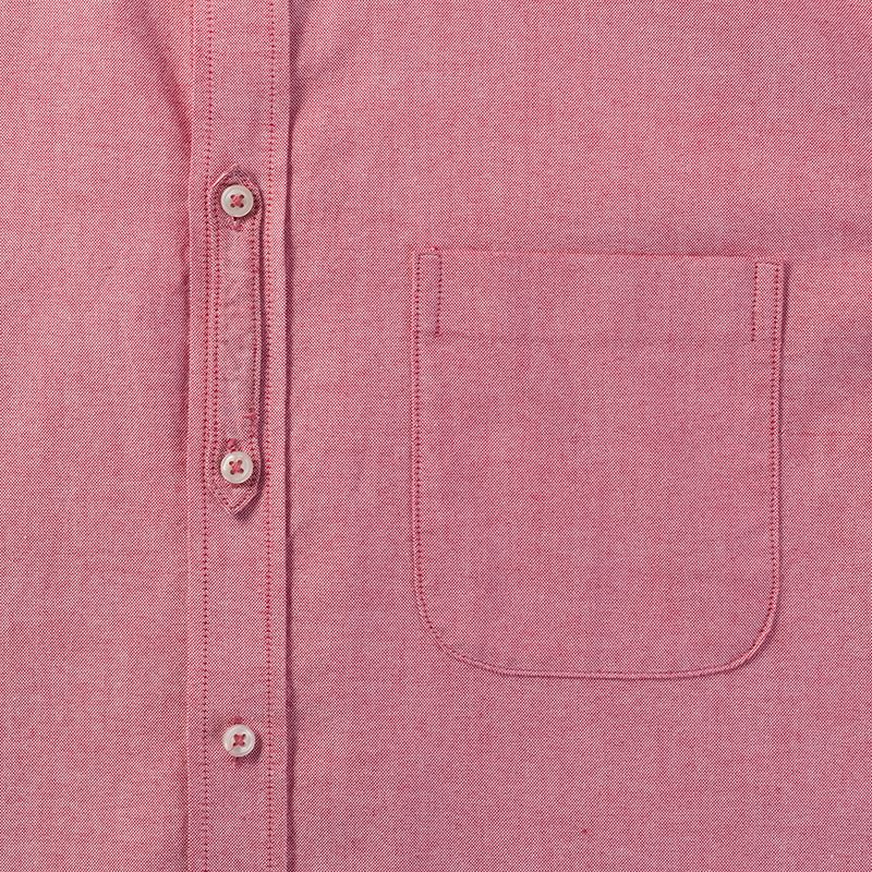 Organic Cotton Long Sleeve Oxford Shirt: Russell Collection