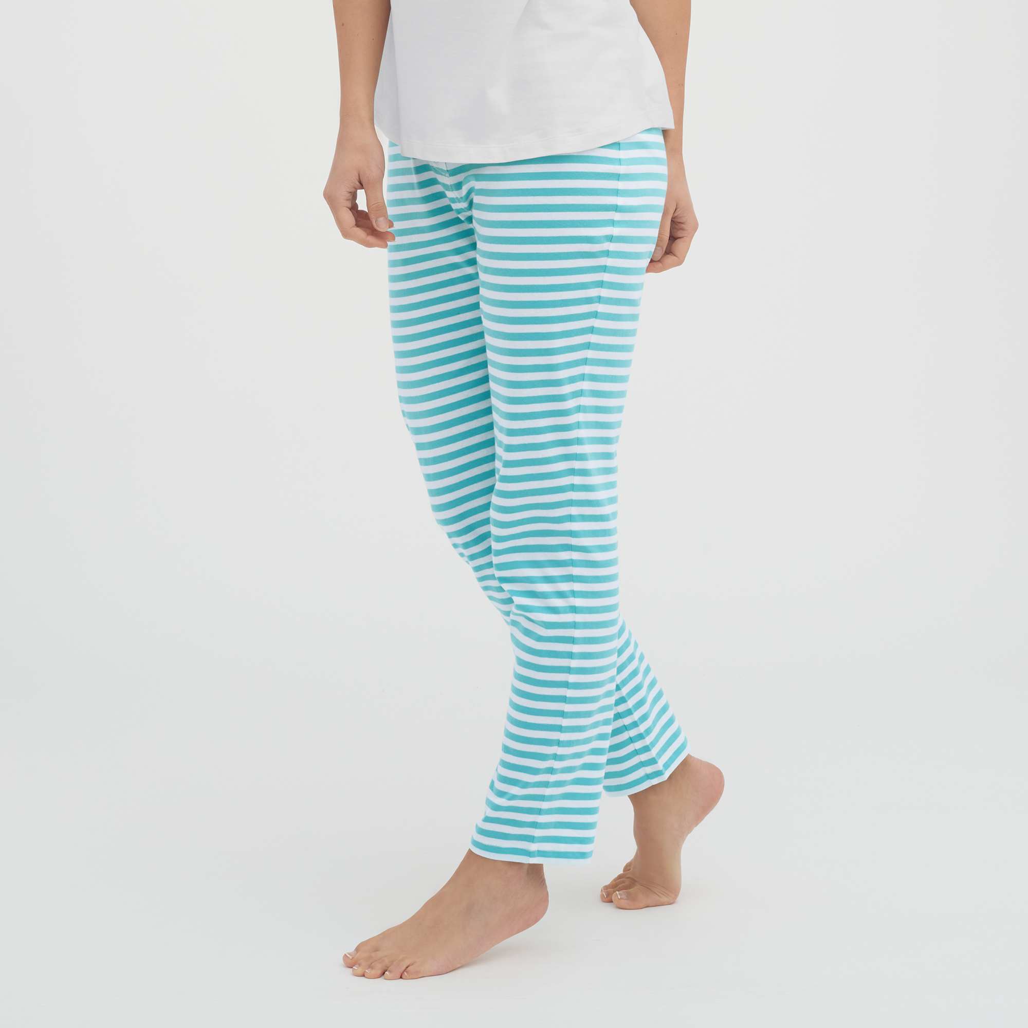 Organic Cotton Sleep Leggings: Womens