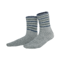 Organic Wool & Cotton Striped Socks