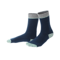 Organic Wool & Cotton Socks Two Tone