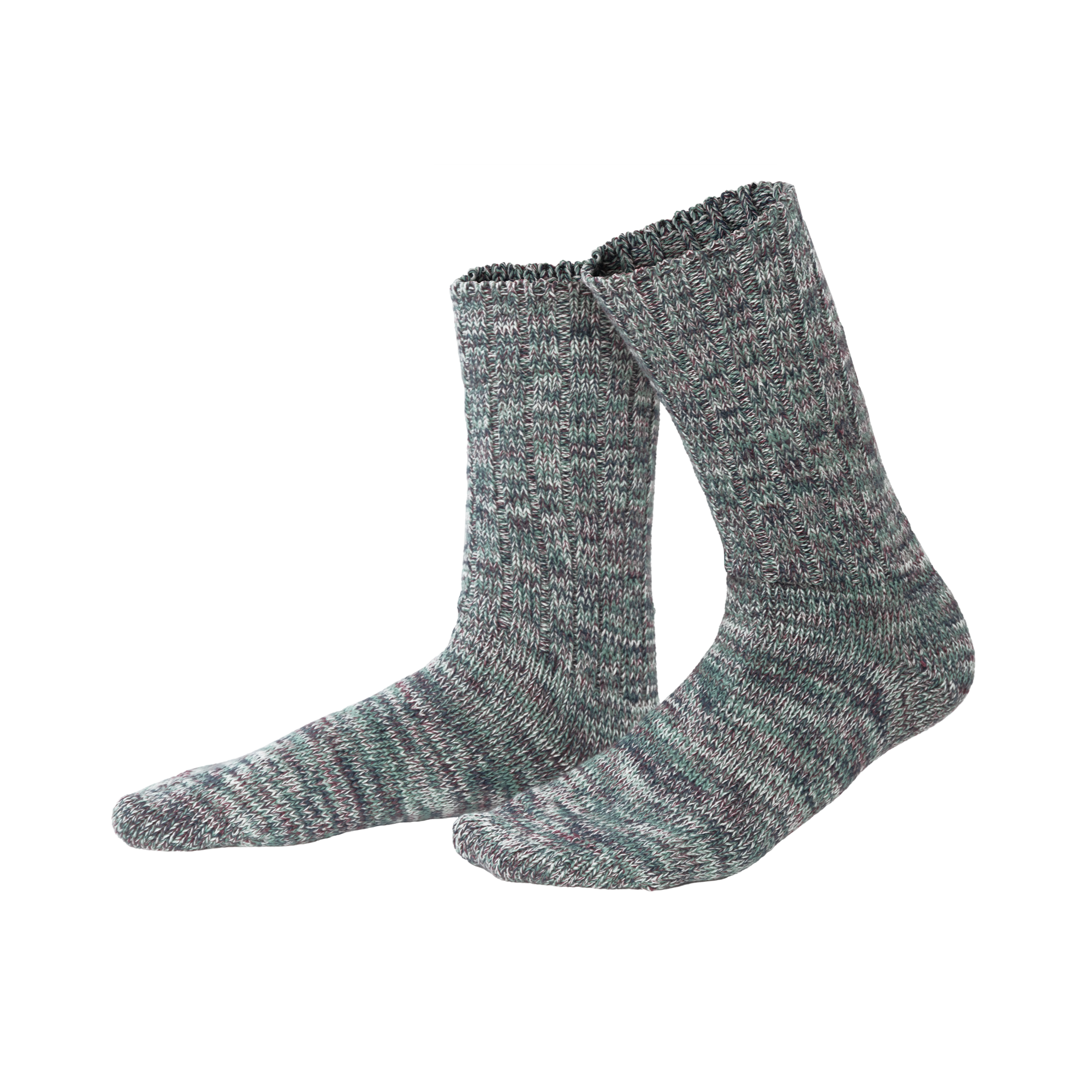 Organic Cotton Mouline Knit Socks: Unisex