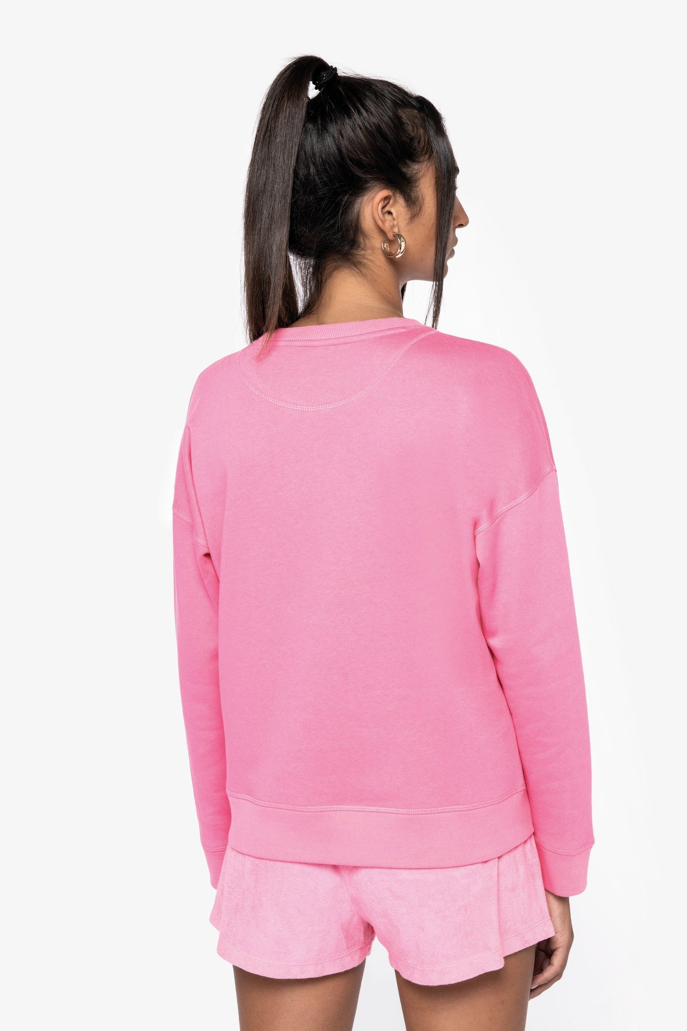 Organic Cotton & Tencel Oversized Sweatshirt: Womens