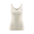 Organic Cotton V-neck Vest: Womens