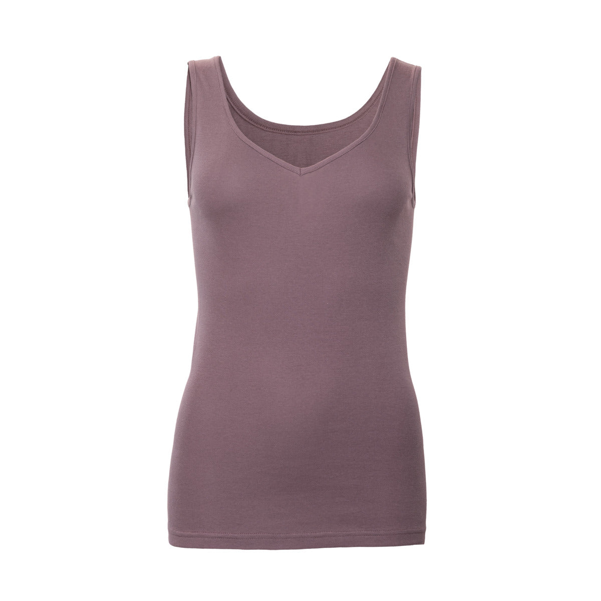 Organic Cotton V-neck Vest: Womens