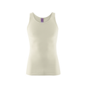 Organic Cotton Ribbed Vest: Mens