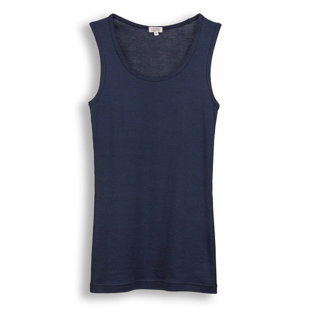 Wool & Organic Cotton Vest: Womens