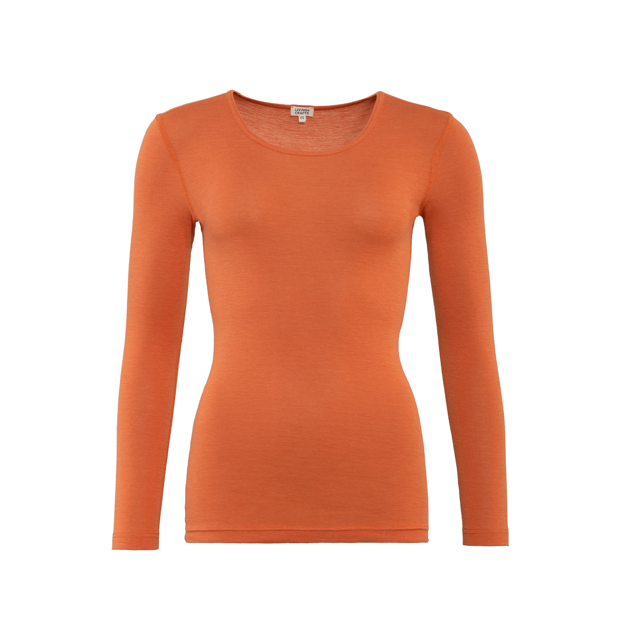 Wool & Organic Cotton Long Sleeve T-shirt: Womens