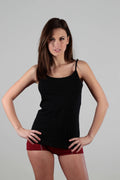 Organic Vest with Spaghetti Straps: Womens