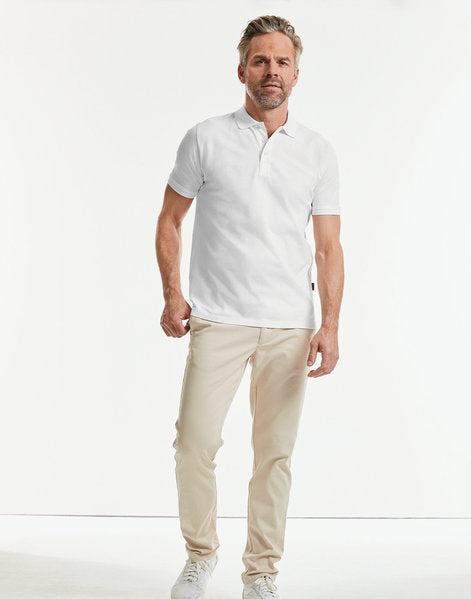 Russell Mens Pure Organic Polo