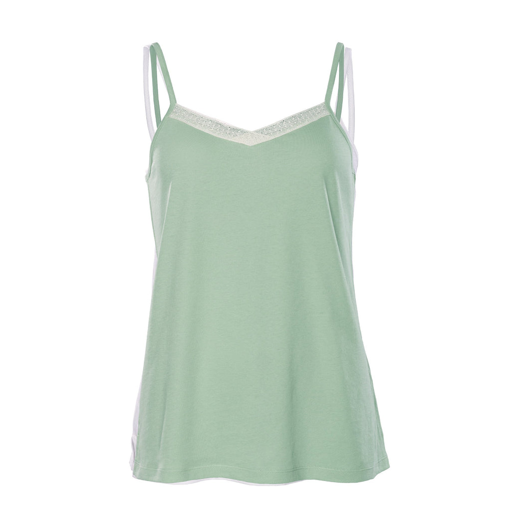 Organic Cotton Night Vest: Womens