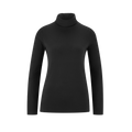 Organic Long Sleeve Stretch Turtleneck T-shirt: Womens