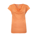 Linen Cowl Neck T-shirt: Womens