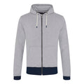 Contrast Zipped Recycled Hoodie