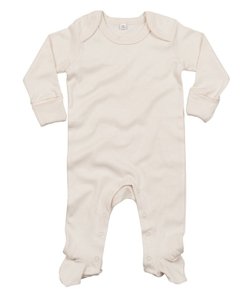 Baby Organic Envelope Sleepsuit With Mitts