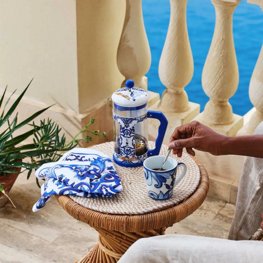 Bialetti X Dolce&Gabbana Blue Mediterranean Cafetiere