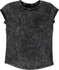Organic Cotton Rolled Sleeve T-shirt: Womens