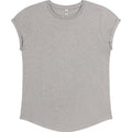 Organic Cotton Rolled Sleeve T-shirt: Womens