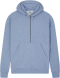 Organic Half Zip Hoodie: Unisex