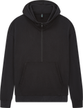 Organic Half Zip Hoodie: Unisex