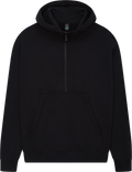 Organic Half Zip Hoodie: Womens