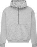 Organic Half Zip Hoodie: Womens