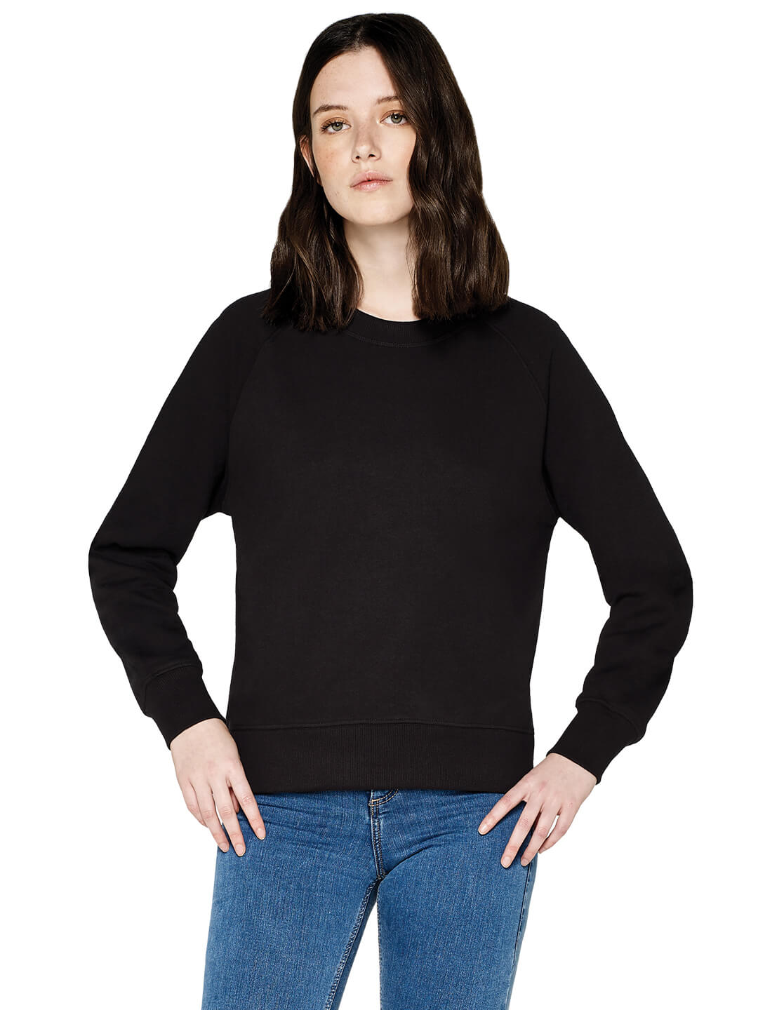 Organic Cotton Raglan Sweatshirt: Womens Earth Positive