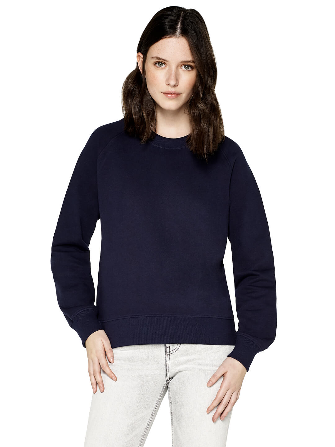Organic Cotton Raglan Sweatshirt: Womens Earth Positive