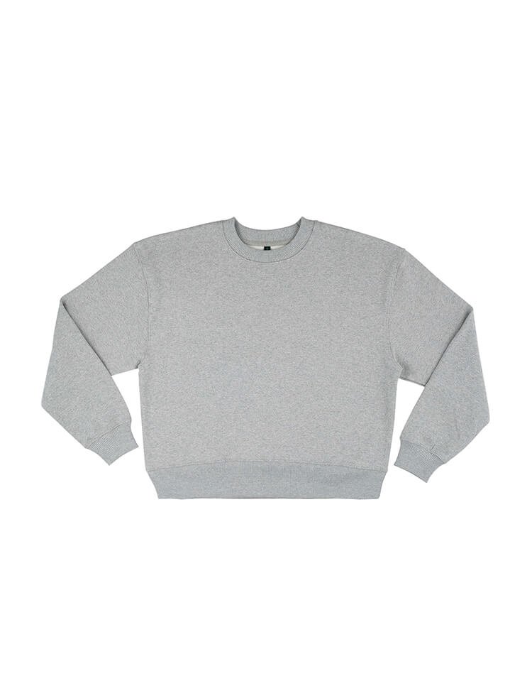 Organic Cotton Dropped Shoulder Sweatshirt: Womens