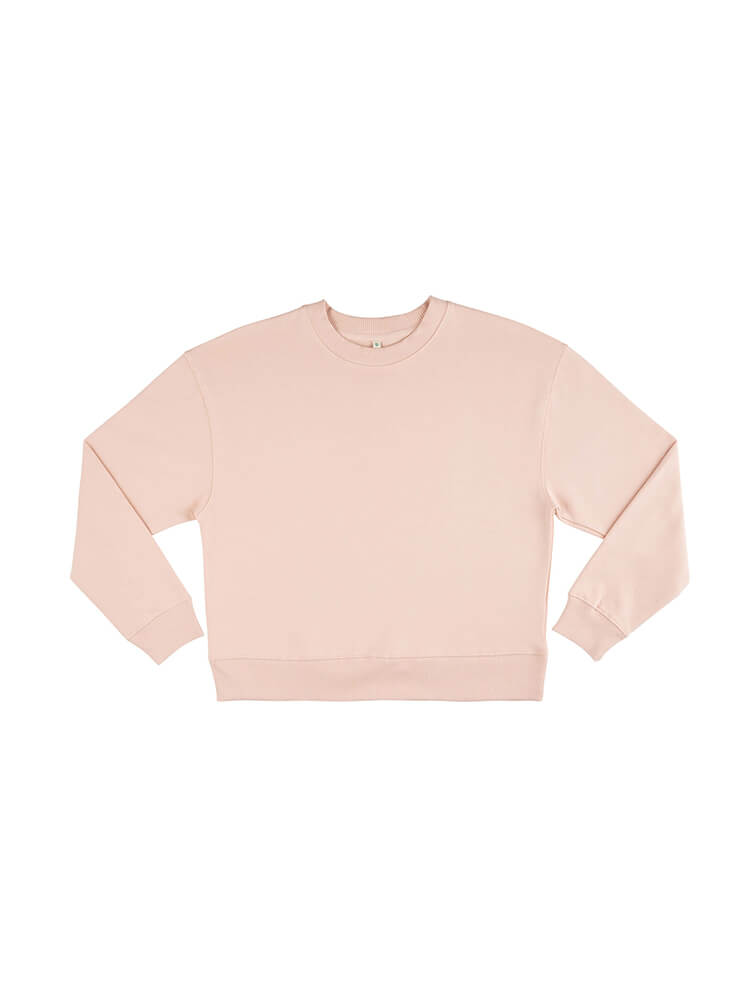 Organic Cotton Dropped Shoulder Sweatshirt: Womens