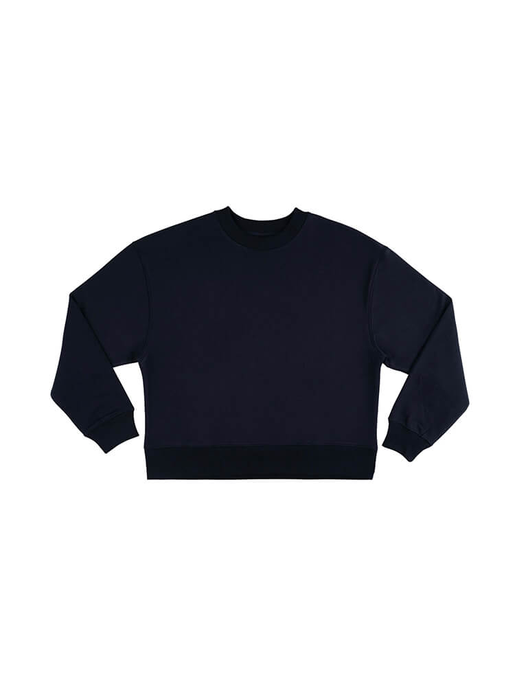 Organic Cotton Dropped Shoulder Sweatshirt: Womens