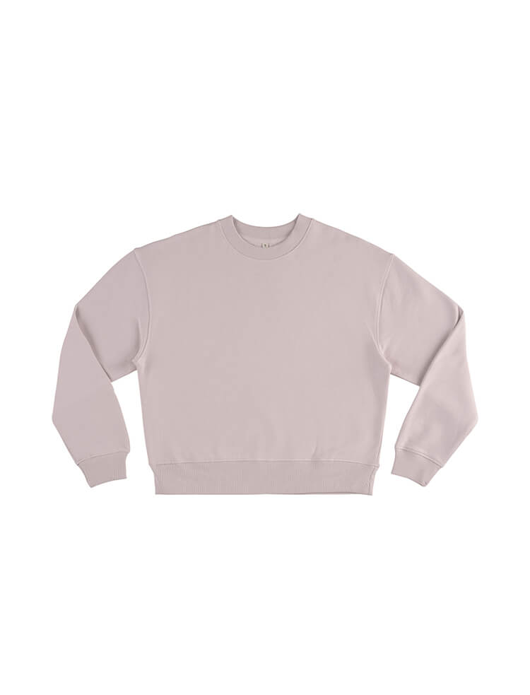 Organic Cotton Dropped Shoulder Sweatshirt: Womens