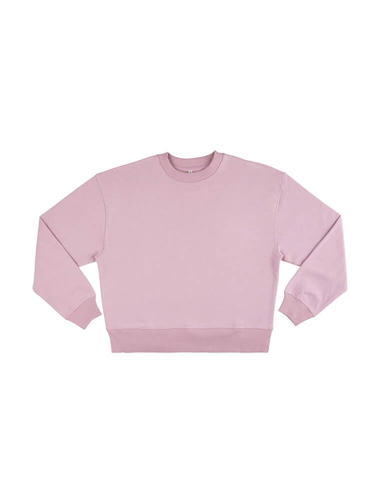 Organic Cotton Dropped Shoulder Sweatshirt: Womens