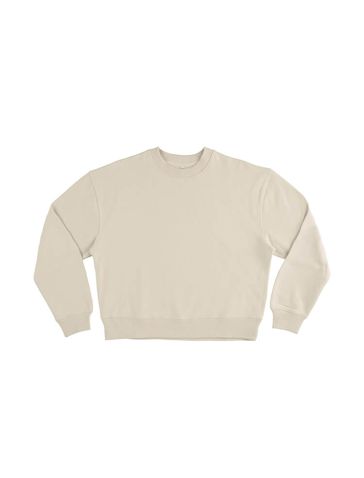 Organic Cotton Dropped Shoulder Sweatshirt: Womens