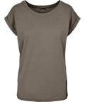Organic Extended Shoulder T-shirt: Womens