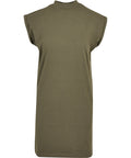Organic Extended Shoulder T-shirt Dress: Womens
