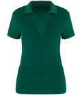 Organic Towel-feel Polo Shirt: Womens