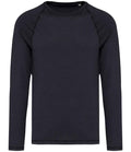 Organic Raglan Long Sleeve Washed T-Shirt