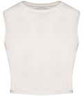 Organic Faded Cropped Tank Top: Womens