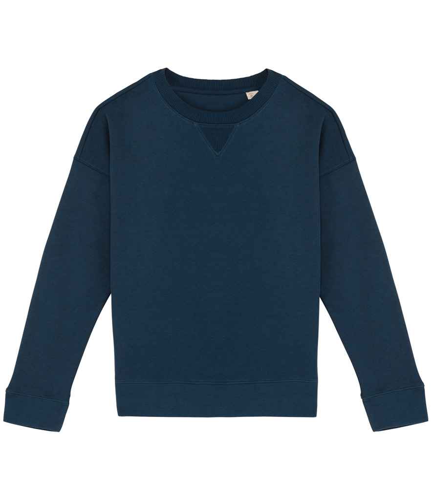 Organic Cotton & Tencel Oversized Sweatshirt: Womens