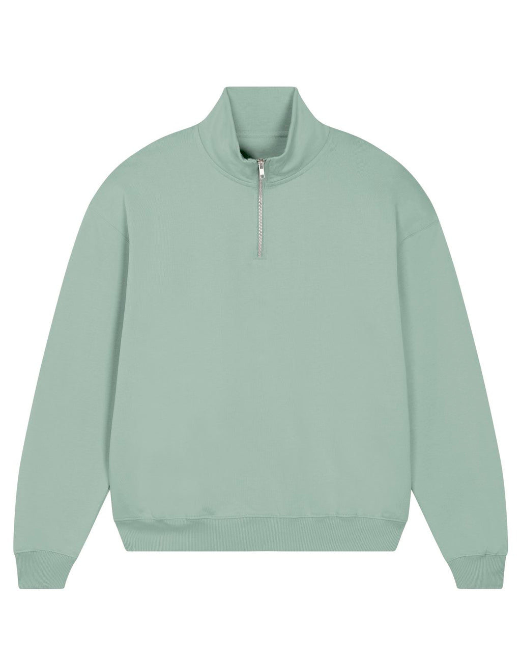 Organic Boxy Quarter Zip Sweatshirt: Unisex