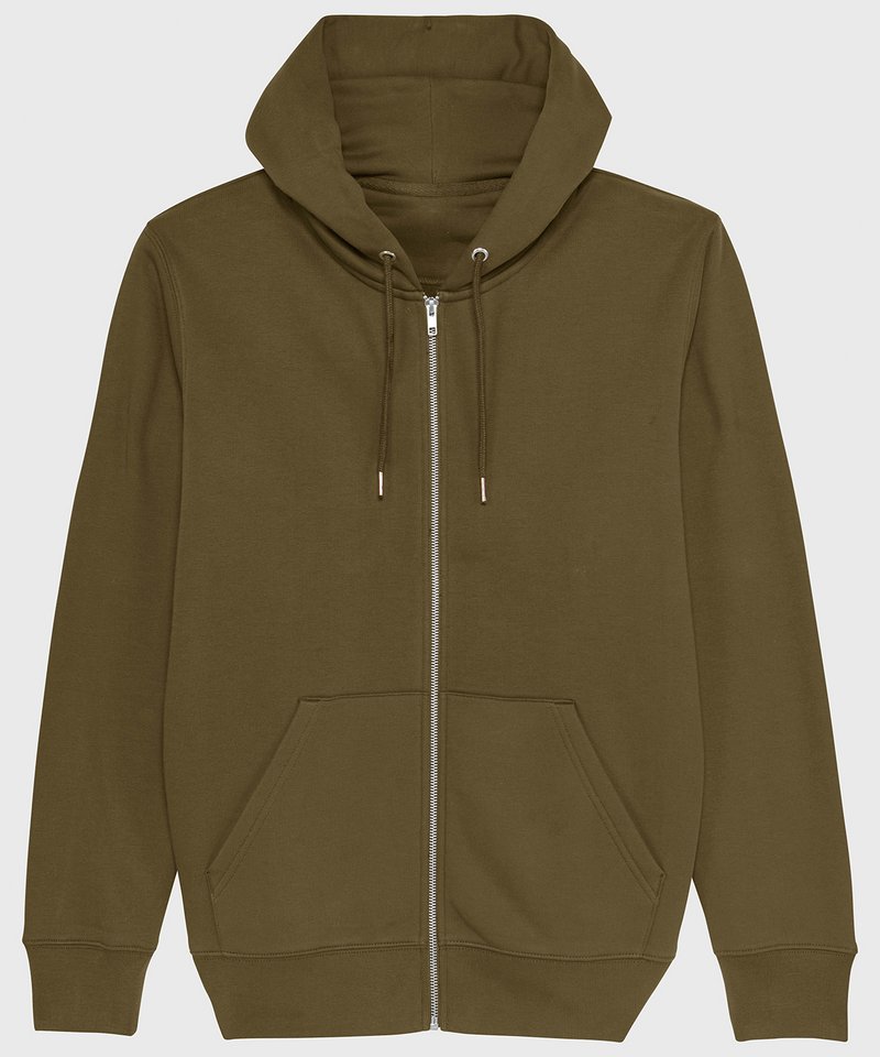 Organic Colours Zipped Hoodie