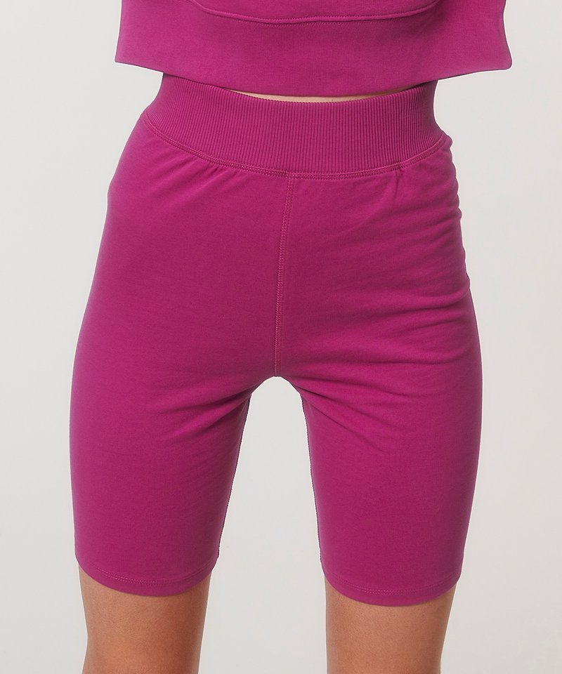 Organic Cotton Biker Shorts: Womens