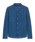 Organic Cotton Long Sleeve Denim Shirt: Mens