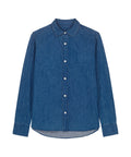 Organic Cotton Long Sleeve Denim Shirt: Womens