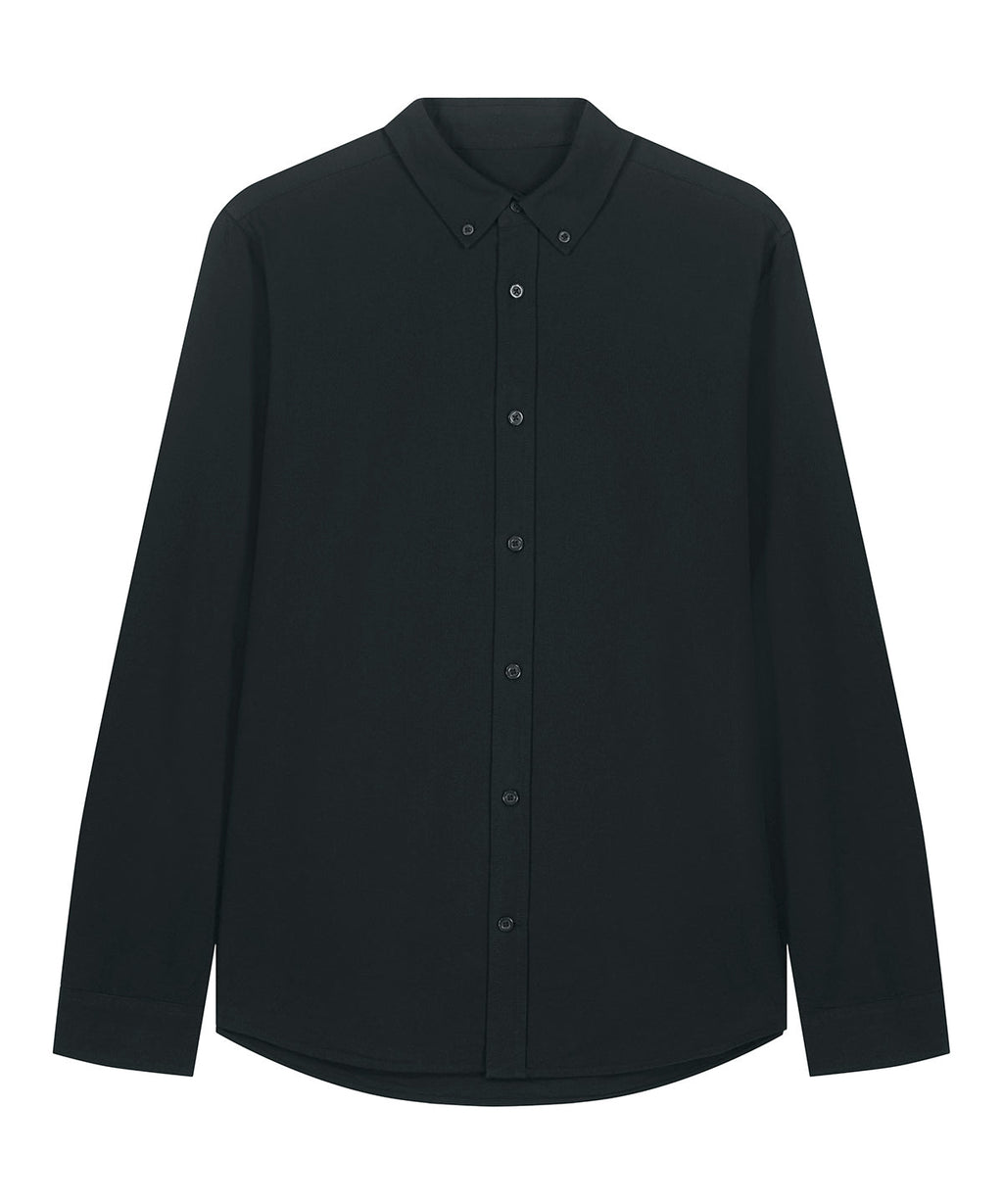 Organic Cotton Oxford Long Sleeve Shirt: Mens