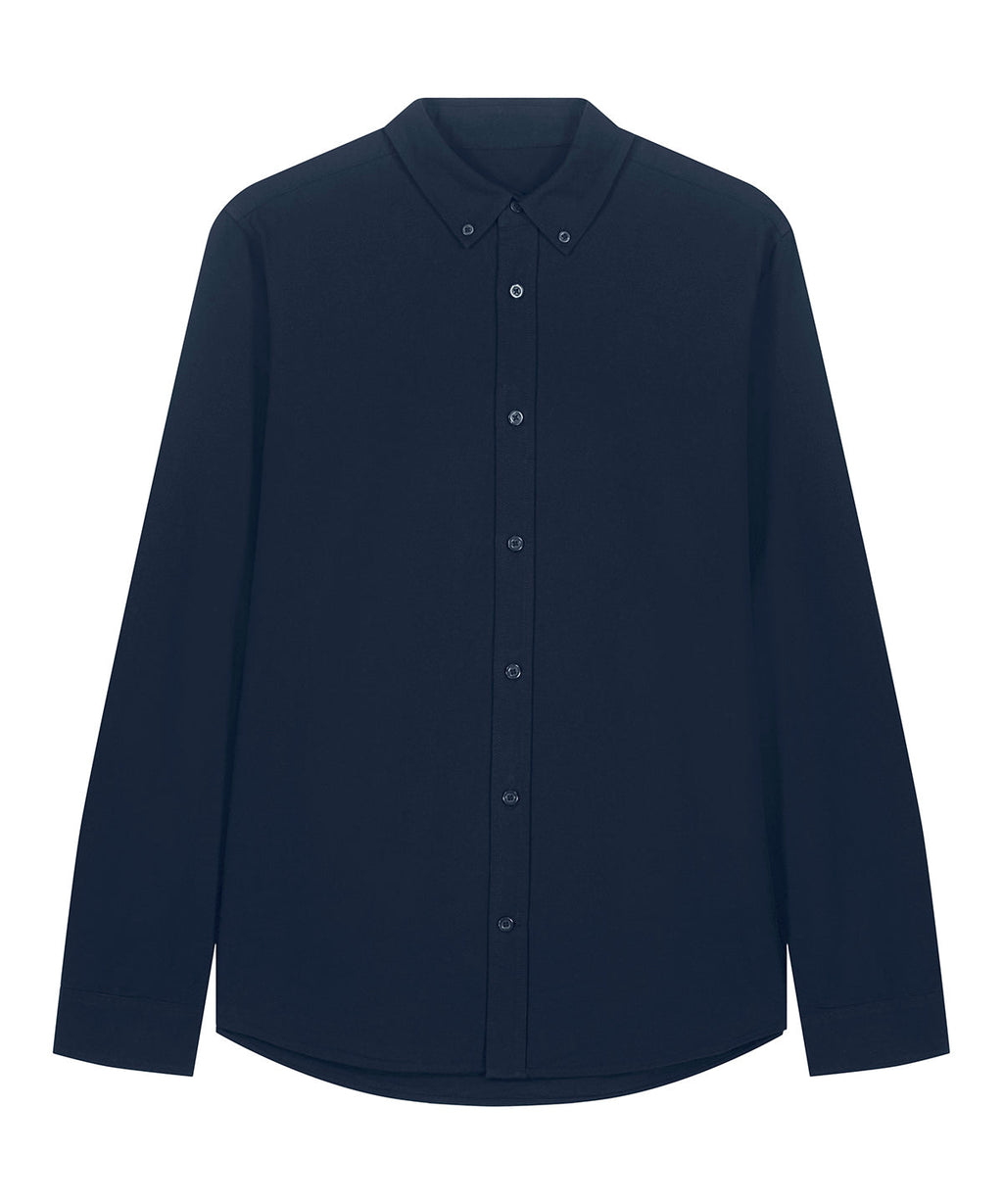 Organic Cotton Oxford Long Sleeve Shirt: Mens