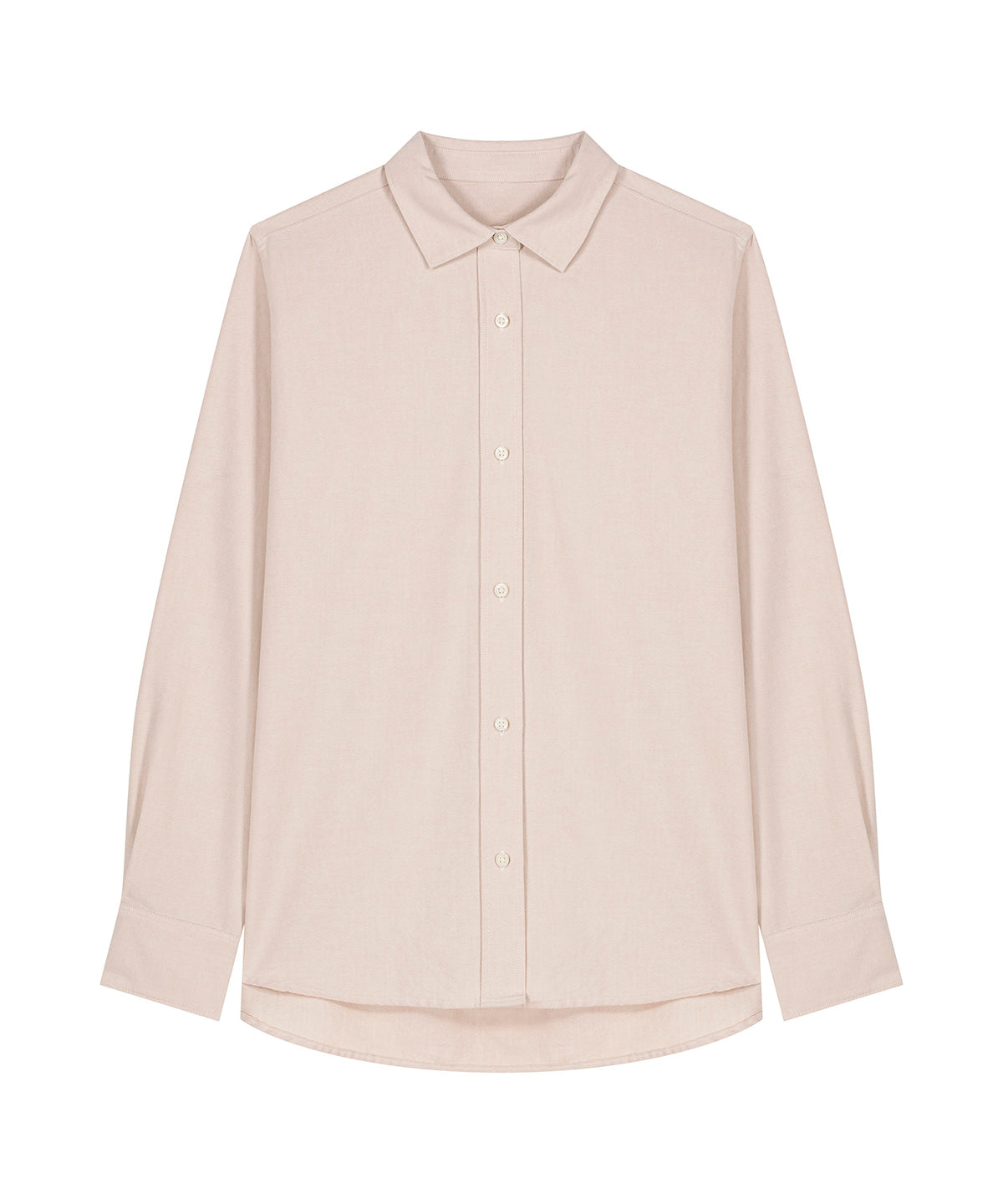 Organic Cotton Oxford Long Sleeve Shirt: Womens