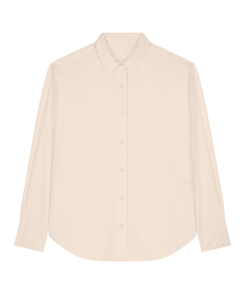 Organic Poplin Long Sleeve Shirt: Mens