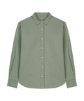 Organic Poplin Long Sleeve Shirt: Mens