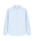 Organic Poplin Long Sleeve Shirt: Mens